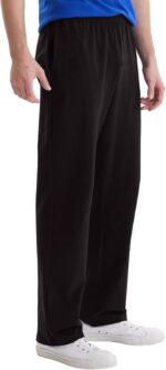 Hanes Men's Essentials Jersey Sweatpants, Cotton Lounge Pants with Pockets for Men, 32” Inseam - Image 3