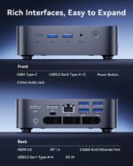 ACEMAGIC Mini Gaming PC, Intel Cere i9 13900HK 32GB RAM 1TB SSD (14C/20T) up to 5.4GHz USB4/HDMI/DP/Wifi 6E 2.5G LAN,Mini PC Windows 11 pro Small Computers Desktop Beat i9 12900HK/7840HS/6800H - Image 5