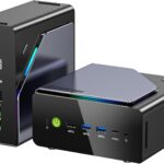 GMKtec Gaming Mini PC AMD Ryzen 7 H 255 (Upgraded 8745HS) 32GB DDR5 1TB SSD, Desktop Computer 3XM.2 2280 Expansion, Oculink, Dual NIC 2.5G, HDMI 2.1, USB4 K12