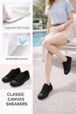 Canvas Shoes for Women Casual Low Top Sneakers Fashion Womens Tennis Shoes for Everyday Wear - Image 5