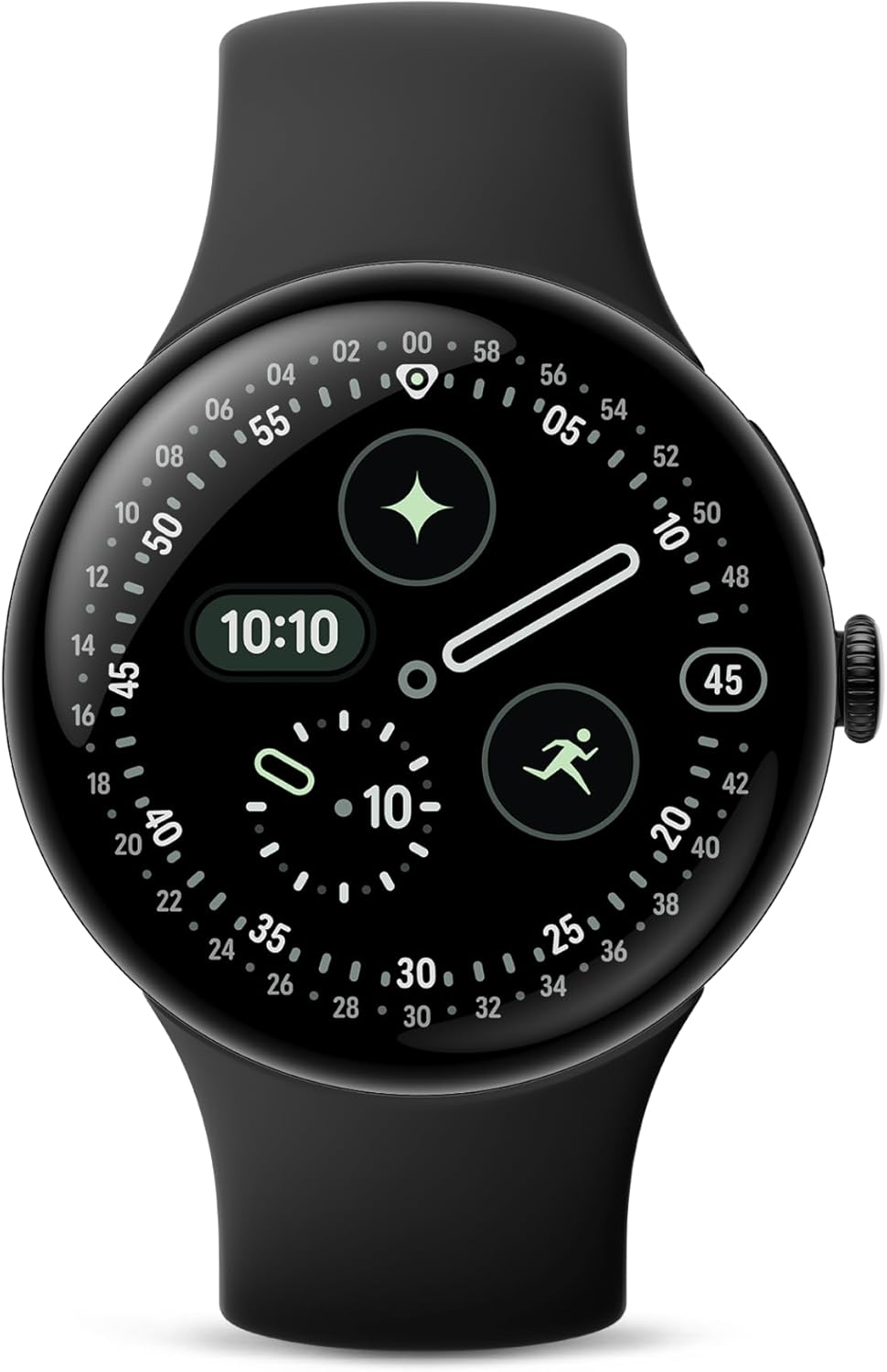 Google Pixel Watch 4 (41mm) - Android Smartwatch - Heart Google Pixel Watch 4 (41mm) - Android Smartwatch - Heart Rate and Sleep Tracking - 30-Hour Battery - Fitness Tracking - Google AI - Matte Black Aluminum Case - Obsidian Active Band - LTE (2025 Model)