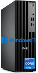 Dell Pro Slim QCS1250 Business Desktop, New OptiPlex Version, Intel Core i7-14700(20 Core, 28 Threads), 32GB DDR5 RAM, 1TB PCIe SSD, Ultra-Quiet Design, Dual 4K Monitor Support, USB-C, Windows 11