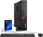 Lenovo ThinkCentre M910q Tiny Desktop Computer mini PC, Intel Core i5-6500T, 8 GB RAM, 250 GB SSD, Keyboard & Mouse, Windows 11 Pro (Renewed)
