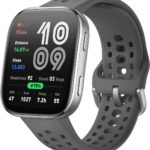 Amazfit Bip 6 Smart Watch 46mm, 14 Day Battery, 1.97" AMOLED Display, GPS & Free Maps, AI, Bluetooth Call & Text, Health, Fitness & Sleep Tracker, 140+ Workout Modes, 5 ATM Water-Resistance, Charcoal