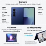 Samsung Galaxy Z Fold7 Cell Phone, 512GB AI Smartphone, Unlocked Android, AI Photo Edits, Large Screen, Long Battery Life, 2025, US 1 Yr Manufacturer Warranty, JetBlack - Image 2