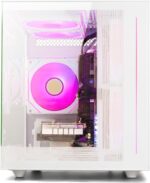 Gaming PC Desktop, Ryzen 7 8700F, GeForce RTX 5060(8G), 32GB DDR5 RAM, 1TB NVMe 3.0 SSD, Wi-Fi 6 650W PSU High-end Tower Computer (White) - Image 4