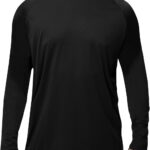 Long Sleeve Shirts for Men - Quick Dry Moisture Wicking UV UPF Sun Protection T-Shirts for Fishing Workout Swim