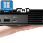 Dell Pro Micro QCM1250 Mini Desktop, New OptiPlex Version 14th Gen 14-Core i5-14500T (Beat i7-13700T), 16GB DDR5 RAM, 512GB PCIe SSD, Ultra-Quiet Design, 2-Monitor Support 4K, WiFi 6, Windows 11 Pro