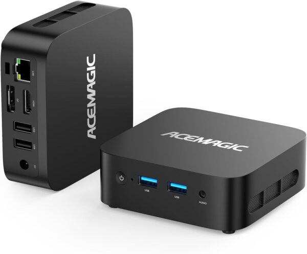 ACEMAGICIAN Vista V1 Mini Pc Computers, 12Th Gen Intel N95 (Beat N100, Up to 3.4Ghz), 16GB DDR4 RAM 512GB SSD Mini Computer, UHD 4K HDMI DP, Dual WiFi/Bt, Gigabit Ethernet Vesa, Home/Office Micro Pc