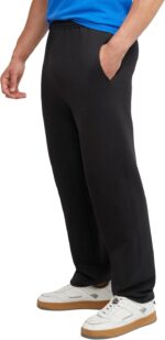 Hanes Mens EcoSmart Best Sweatpants, Athletic Lounge Pants with Cinched Cuffs, 1 Or 2 Pack - Image 3