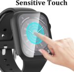 6-Pack Case Compatible with Apple Watch 40mm Series SE 3(2025)/SE 2/SE/6/5/4 with Tempered Glass Screen Protector, QCKANLJ Ultra-Thin Hard PC Full Protective Face Cover Bumper for iWatch 40 mm - Image 4