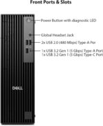 Dell Pro Slim QCS1250 Business Desktop, New OptiPlex Version, Intel Core i7-14700(20 Core, 28 Threads), 32GB DDR5 RAM, 1TB PCIe SSD, Ultra-Quiet Design, Dual 4K Monitor Support, USB-C, Windows 11 - Image 3