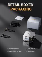 GMKtec Mini PC AMD Ryzen 5 PRO 6650H (Turbo 4.50GHz) 16GB DDR5 1TB NVME SSD Dual NIC LAN 2.5GbE Oculink, USB4, HDMI, USB-C Desktop Computer M8 - Image 8