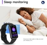 USMECBL Fitness Trackers,Blood Oxygen Heart Rate Sleep Monitor,Smart Band 24/7 Health Monitoring,Calorie Pedometer Steps Counter Activity watchs/Notifications for iOS/Android - Image 4