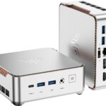 KAMRUI Pinova P2 Mini PC, AMD Ryzen 4300U(Beats 3500U/3200U/N150,Up to 3.7 GHz) Mini Computers, 16GB RAM 512GB SSD Mini Desktop Computers, Triple 4K Display/HDMI+DP+Type-C/WiFi/BT for Home/Business