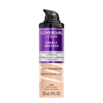 COVERGIRL & Olay Simply Ageless 3-in-1 Liquid Foundation, Matte Finish, Hyaluronic & Vitamin C Formula, 225 Buff Beige, 1 Count