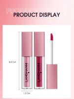LANGMANNI 12Pcs Lip gloss Collection Makeup Set, Shiny Smooth Soft Liquid Lip Glosses Lip Stain With Rich Varied Colors For Girls And Women Makeup (Glossy-A) - Image 10