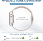 10 Pack Silicone Bands Compatible with Apple Watch 38mm 40mm 41mm 42mm 44mm 45mm 46mm 49mm Women Men, Soft Waterproof Replacement Wrist Sport Band for iWatch Series 11 10 9 8 7 6 5 4 3 2 1 SE Ultra - Image 2