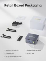 GMKtec G10 Mini PC Ryzen 5 3500U (Beats N150/N97), 16GB RAM 512GB SSD, 2.5GbE LAN for Desktop Office Home Business HTPC Proxmox, Triple 4K Display, WiFi, BT, USB-C, DP, HDMI 2.1 (Black) - Image 9