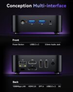 ACEMAGICIAN Vista V1 Mini Pc Computers, 12Th Gen Intel N95 (Beat N100, Up to 3.4Ghz), 16GB DDR4 RAM 512GB SSD Mini Computer, UHD 4K HDMI DP, Dual WiFi/Bt, Gigabit Ethernet Vesa, Home/Office Micro Pc - Image 7