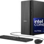 Lenovo IdeaCentre Secure & Productive Business Tower Desktop, Intel 10-Core Ultra 5 225, 16GB DDR5 RAM, 1TB Storage(512GB SSD & 500GB HDD), HDMI + VGA, Wi-Fi 6E, RJ-45, USB-C, Windows 11