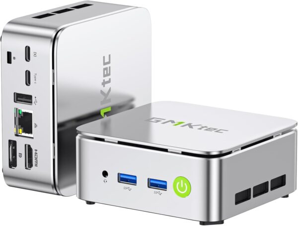 GMKtec Mini PC Ryzen 5 3500U (Beats N150) 16GB 256GB SSD 2.5GbE NIC LAN Office Home Desktop Computers, Triple 4K Display, WiFi, BT, USB-C, DP Nucbox G10 Black