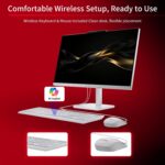 Lenovo 24" FHD All-in-One Desktop Computer for Home & Office, 16GB RAM, 512GB SSD, Intel Processor, HDMI, WiFi 6, Bluetooth 5.2, Business AIO, Vent-Hear, Keyboard & Mouse, Windows 11 Pro - Image 7