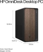 HP 2025 OmniDesk M03 Premium Business Next Gen AI Desktop Computer Intel Core Ultra 5 225(Up to 4.9GHz), 16GB DDR5 RAM, 256GB PCIe SSD,+ 1TB HDD Wi-Fi 6, HDMI, DP, 2-Monitor Support 4K, Windows 11 - Image 4