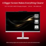 Lenovo 24" FHD All-in-One Desktop Computer for Home & Office, 16GB RAM, 512GB SSD, Intel Processor, HDMI, WiFi 6, Bluetooth 5.2, Business AIO, Vent-Hear, Keyboard & Mouse, Windows 11 Pro - Image 4