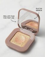 Duochrome Glitter Eyeshadow Palette, Iridescent Color Shift Shimmer, High Pigment Holographic Chameleon Eye Shadow with Mirror, Long Lasting & Buildable Topper (2# Plum Mauve) - Image 7