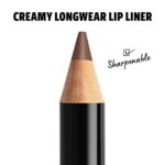 NYX PROFESSIONAL MAKEUP Slim Lip Pencil, Long-Lasting Creamy Lip Liner - Espresso - Image 3
