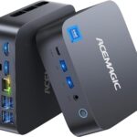 ACEMAGIC Mini Gaming PC, Intel Cere i9 13900HK 32GB RAM 1TB SSD (14C/20T) up to 5.4GHz USB4/HDMI/DP/Wifi 6E 2.5G LAN,Mini PC Windows 11 pro Small Computers Desktop Beat i9 12900HK/7840HS/6800H