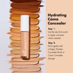 e.l.f. Hydrating Camo Concealer, Covers Blemishes & Under-Eye Circles, Full-Coverage & Delivers A Satin Finish, Vegan & Cruelty-Free, Light Ivory - Image 3