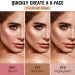 16 Colors Contour Palette Make up - Blush Highlighters Bronzer Powder All in one Makeup Palettes Contour Kit - Face Cosmetics Gifts for Women Beauty for Festivals (SET1) - Image 3