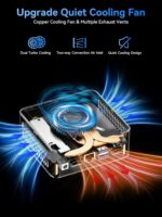 GMKtec M3 Ultra Mini PC with Intel Core i7 12700H (14C/20T 4.7 GHz), 16GB DDR4 RAM+512GB NVMe SSD, Mini Desktop Computer Iris XE Graphics, Triple 4K Display, WiFi 6, BT5.2, USB-C - Image 8