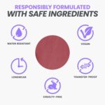 Wonderskin Lipliner Pencil - 360 Contour Lipliner, Long Lasting, Sharpenable, Waterproof and Transfer-Proof Nude Lip Liner Pencil (Rosewood) - Image 5