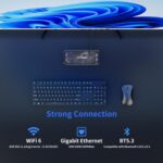 DreamQuest Q5 Mini PC Windows 11 Pro [High-Speed DDR5], Intel 12th N95(Up to 3.4GHz),Mini Desktop Computer 12GB DDR5 RAM 512GB M.2 SSD Supports 2*USB C |2*HDMI 4k@60Hz |4*USB 3.2 |LAN| WiFi 6 | BT5.3 - Image 6