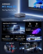 ACEMAGIC Mini Gaming PC, Intel Cere i9 13900HK 32GB RAM 1TB SSD (14C/20T) up to 5.4GHz USB4/HDMI/DP/Wifi 6E 2.5G LAN,Mini PC Windows 11 pro Small Computers Desktop Beat i9 12900HK/7840HS/6800H - Image 2