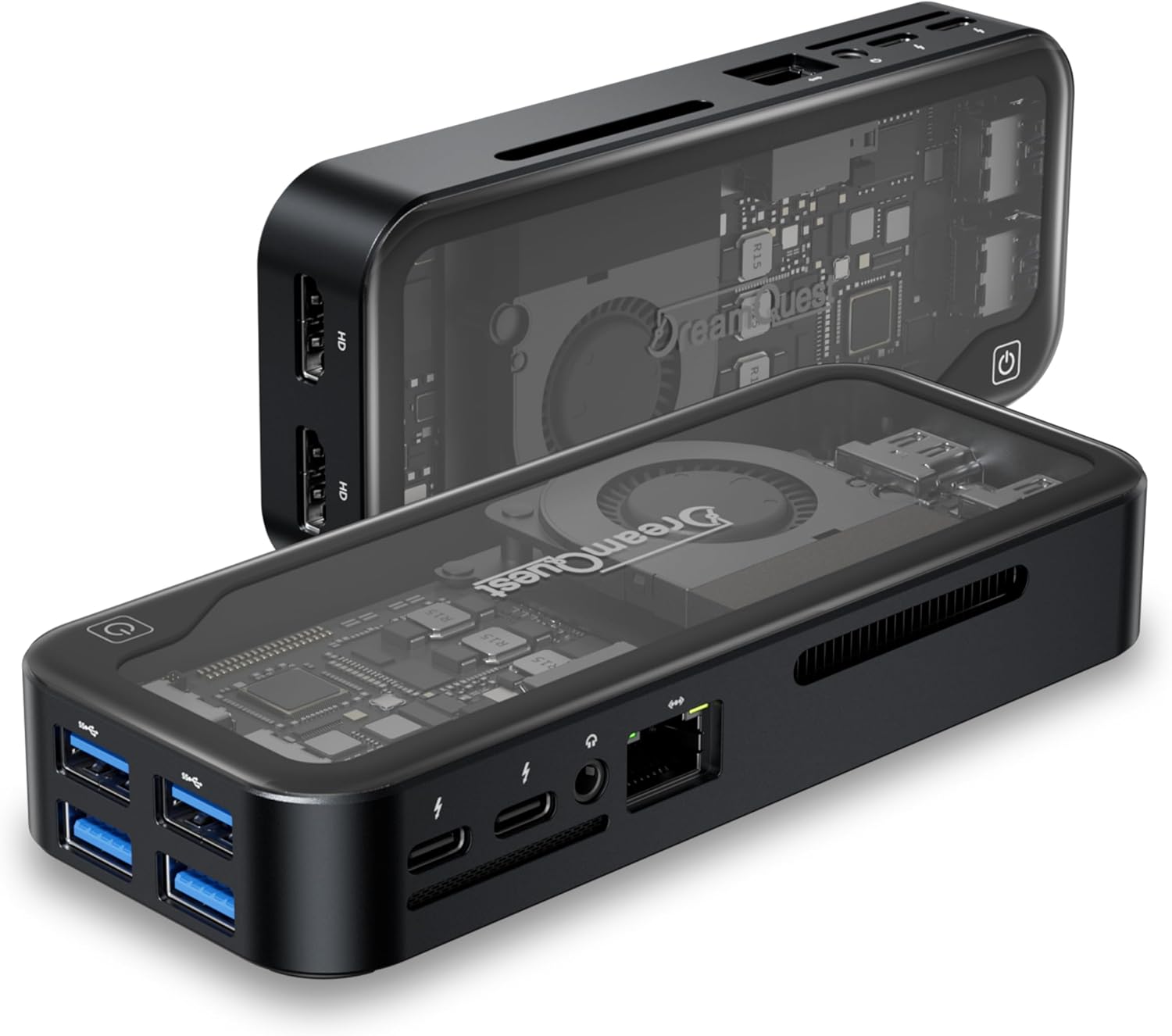 DreamQuest Mini PC Windows 11 Pro Preloaded, Intel N95 (up DreamQuest Mini PC Windows 11 Pro Preloaded, Intel N95 (up to 3.4GHz) Mini Desktop Computers 12GB DDR5 512GB SSD, 2*USB C, 2*HDMI, 4*USB 3.2, LAN,WiFi 6, Bluetooth5.3, Support 4K 60Hz