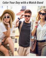 Nylon Loop Sport Band Compatible with Apple Watch Bands 44mm 45mm 46mm 49mm 42mm for Women Men, iWatch Wrist Straps for Ultra 3 2, Se, Series 11 10 9 8 7, Breathable, Soft Band Ideal for Outdoor - Image 6