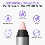 Wonderskin Eyeliner Pencil, 1440 Longwear Pink Eyeliner Pencil - Waterproof, Sharpenable & Smudge Proof - Image 4