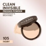 Covergirl Clean Invisible Pressed Powder, Lightweight, Breathable, Vegan Formula, Ivory 105, 0.38oz - Image 2