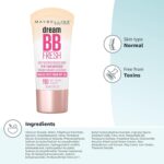 Maybelline Dream Fresh Skin Hydrating BB cream, 8-in-1 Skin Perfecting Beauty Balm with Broad Spectrum SPF 30, Sheer Tint Coverage, Oil-Free, Light/Medium, 1 Fl Oz - Image 8