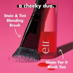 e.l.f. Sheer For It Blush Tint, Multi-Use, Long-Lasting Lip & Cheek Makeup, Creates A Natural Flush Finish, Vegan & Cruelty-Free, Cherry Cola - Image 4