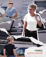 GAYHAY 3 Pack Basic Tees for Women - Crew Neck Slim Fit Tight T Shirts Cute Y2K Trendy Crop Tops Clothes for Casual Summer - Image 3