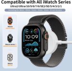 EGK Magnetic Fast Charger for Apple Watch, Wireless Charging Cable for All iWatch Series (1 m) - Image 5