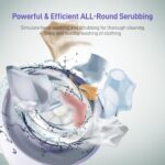 Portable Mini Washing Machine | Compact Deep Cleans Underwear, Baby Clothes, Small Laundry | Lightweight for Apartment, Dorm, Hotel, Travel & Camping | Quiet Energy-Efficient（Purple） - Image 6