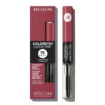 Revlon Liquid Lipstick with Clear Lip Gloss, ColorStay Overtime Lipcolor, Stocking Stuffer for Women, 380 Always Sienna, 0.07 fl oz - Image 2