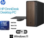 HP 2025 OmniDesk M03 Premium Business Next Gen AI Desktop Computer Intel Core Ultra 5 225(Up to 4.9GHz), 16GB DDR5 RAM, 256GB PCIe SSD,+ 1TB HDD Wi-Fi 6, HDMI, DP, 2-Monitor Support 4K, Windows 11 - Image 2
