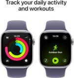 Apple Watch Series 11 [GPS 42mm] Smartwatch with Silver Aluminum Case with Purple Fog Sport Band - S/M. Sleep Score, Fitness Tracker, Health Monitoring, Always-On Display, Water Resistant - Image 3